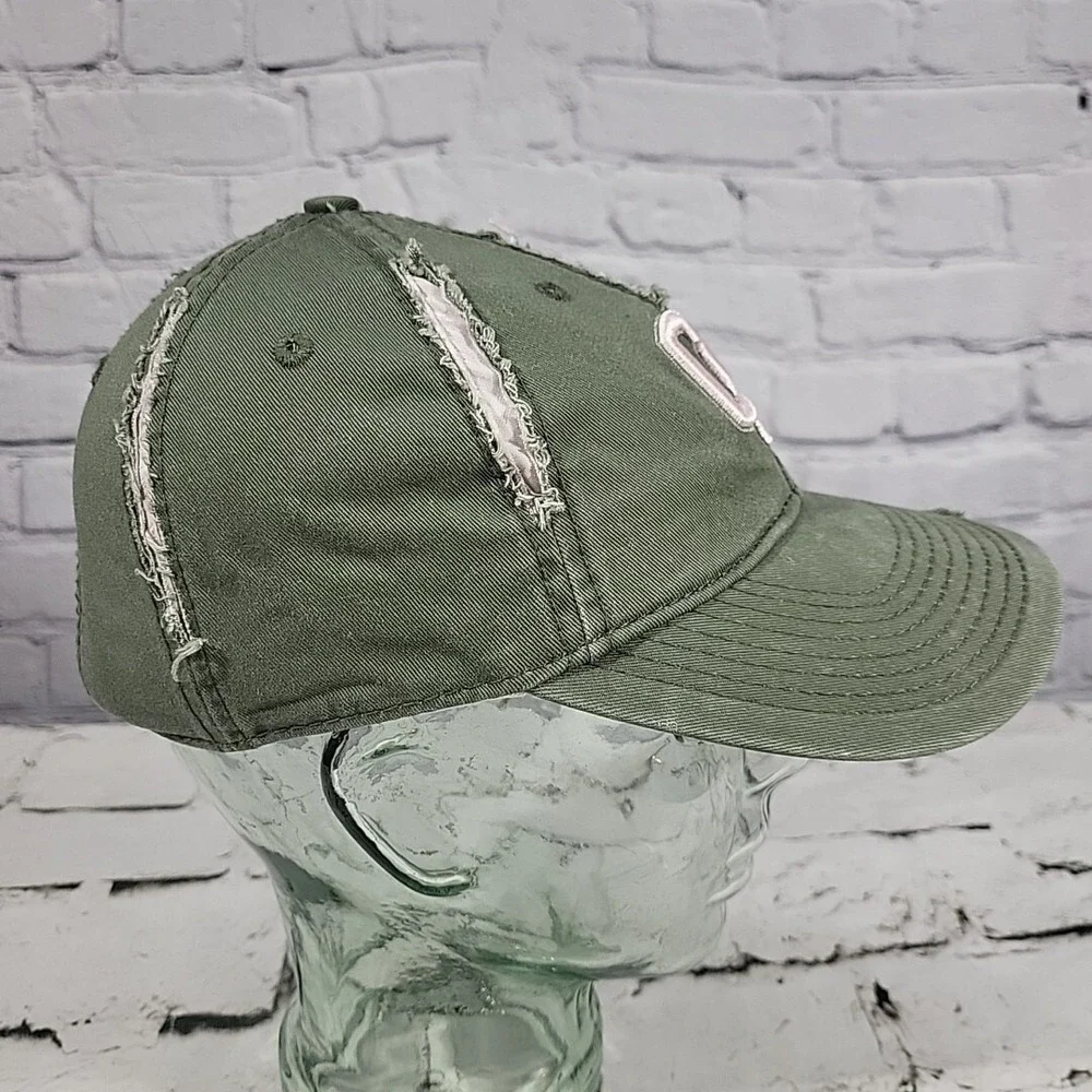 Oregon State Beavers Hat Womens O/S Gray Pink Distressed Strapback New Era‎ Cap